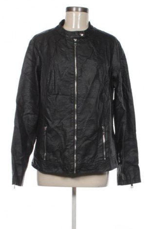 Γυναικείο δερμάτινο μπουφάν Miss E, Μέγεθος XL, Χρώμα Μαύρο, Τιμή 24,99 €