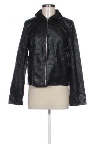 Γυναικείο δερμάτινο μπουφάν NA-KD, Μέγεθος M, Χρώμα Μαύρο, Τιμή 72,00 €