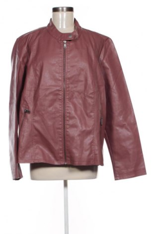 Damen Lederjacke ONLY Carmakoma, Größe L, Farbe Rot, Preis € 50,99