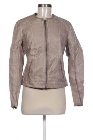 Damen Lederjacke Promod, Größe M, Farbe Ecru, Preis 21,99 €