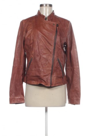 Γυναικείο δερμάτινο μπουφάν S.Oliver, Μέγεθος M, Χρώμα Καφέ, Τιμή 64,99 €