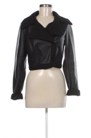 Dámská kožená bunda  SHEIN, Velikost S, Barva Černá, Cena  409,00 Kč