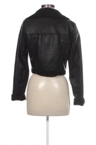 Dámská kožená bunda  SHEIN, Velikost S, Barva Černá, Cena  409,00 Kč