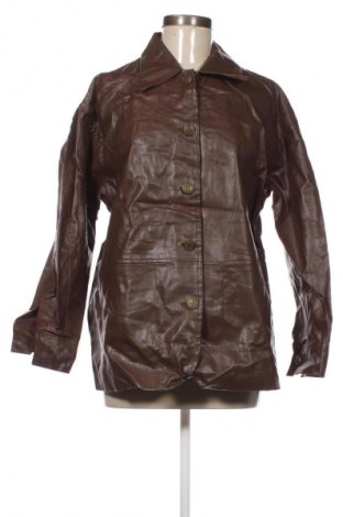 Γυναικείο δερμάτινο μπουφάν Unbranded, Μέγεθος XL, Χρώμα Καφέ, Τιμή 24,99 €