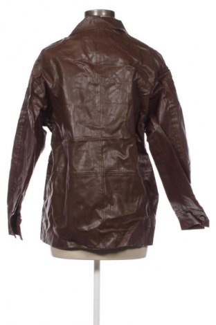 Γυναικείο δερμάτινο μπουφάν Unbranded, Μέγεθος XL, Χρώμα Καφέ, Τιμή 24,99 €