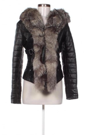 Geacă de piele pentru femei Unbranded, Mărime L, Culoare Negru, Preț 301,99 Lei