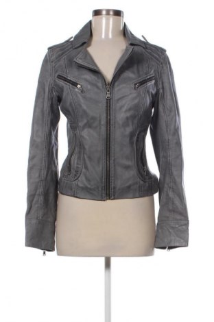 Γυναικείο δερμάτινο μπουφάν Unbranded, Μέγεθος S, Χρώμα Γκρί, Τιμή 56,99 €