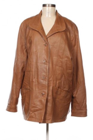 Dámská kožená bunda  Unbranded, Velikost XXL, Barva Hnědá, Cena  1 579,00 Kč