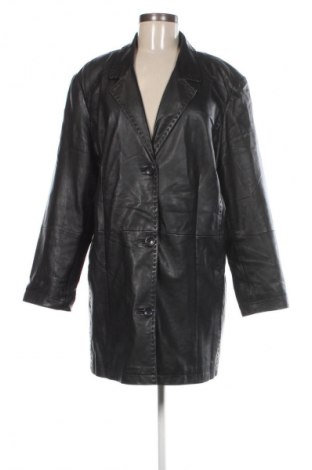 Γυναικείο δερμάτινο μπουφάν Unbranded, Μέγεθος L, Χρώμα Μαύρο, Τιμή 58,99 €