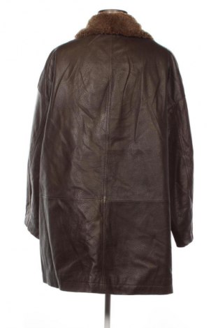 Γυναικείο δερμάτινο μπουφάν Unbranded, Μέγεθος L, Χρώμα Καφέ, Τιμή 56,99 €