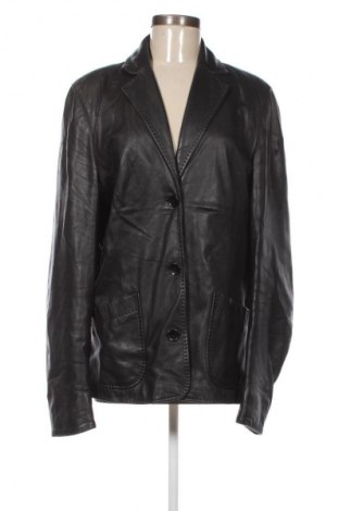 Дамско кожено яке Unbranded, Размер M, Цвят Черен, Цена 47,55 €