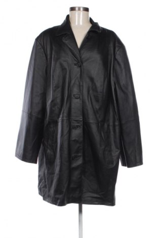 Γυναικείο δερμάτινο μπουφάν Unbranded, Μέγεθος 3XL, Χρώμα Μαύρο, Τιμή 64,99 €