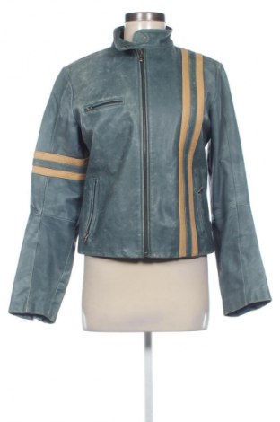 Γυναικείο δερμάτινο μπουφάν Unbranded, Μέγεθος XL, Χρώμα Μπλέ, Τιμή 49,68 €