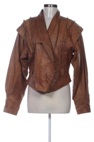 Дамско кожено яке Unbranded, Размер L, Цвят Кафяв, Цена 50,00 €
