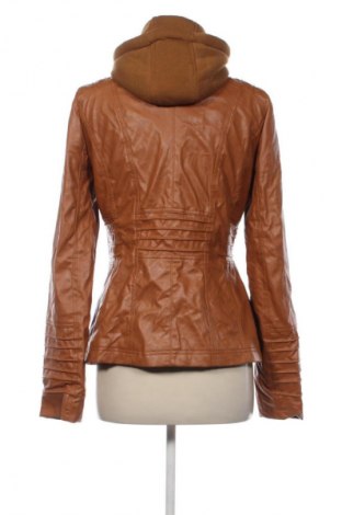 Дамско кожено яке Unbranded, Размер M, Цвят Оранжев, Цена 21,98 €