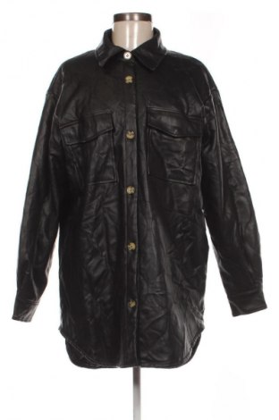 Дамско кожено яке Vero Moda, Размер M, Цвят Черен, Цена 15,33 €