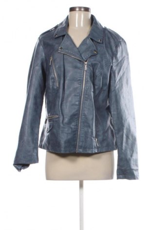 Női bőrdzseki Yessica, Méret XL, Szín Kék, Ár 20 719 Ft