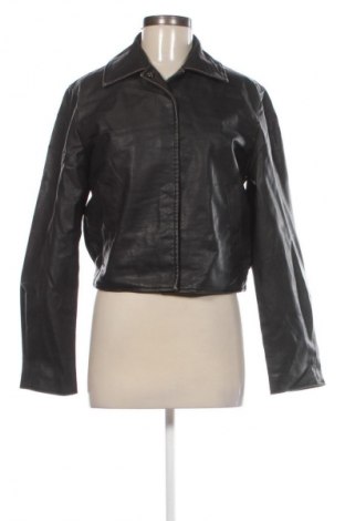 Дамско кожено яке Zara, Размер S, Цвят Черен, Цена 40,39 €