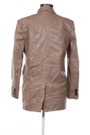 Damen Lederjacke Zara, Größe XS, Farbe Beige, Preis € 25,99