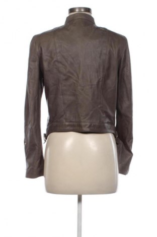 Damen Lederjacke Zara, Größe L, Farbe Grau, Preis € 67,99