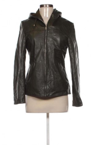 Damen Lederjacke Zara, Größe M, Farbe Grün, Preis € 60,99