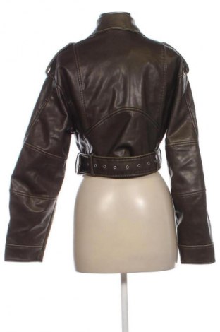 Damen Lederjacke Zara, Größe XS, Farbe Grün, Preis € 26,99