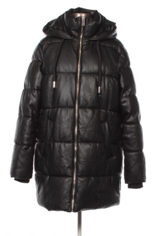 Дамско кожено яке Zara, Размер M, Цвят Черен, Цена 24,03 €