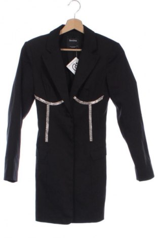 Női kabát Bershka, Méret XS, Szín Fekete, Ár 12 397 Ft