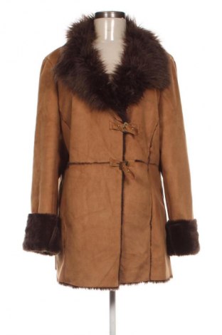 Дамско палто Cortefiel, Размер XXL, Цвят Кафяв, Цена 34,25 €