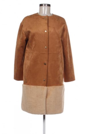 Дамско палто Zara, Размер S, Цвят Кафяв, Цена 20,22 €
