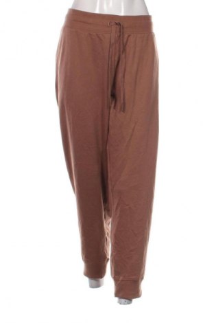 Γυναικείο αθλητικό παντελόνι Athletic Works, Μέγεθος 3XL, Χρώμα Καφέ, Τιμή 17,99 €