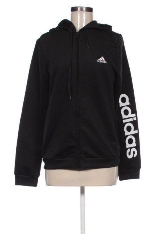 Γυναικεία αθλητική ζακέτα Adidas, Μέγεθος L, Χρώμα Μαύρο, Τιμή 29,99 €