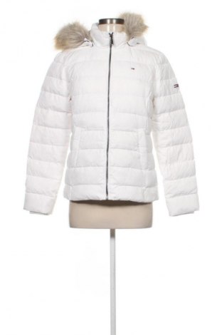 Γυναικείο μπουφάν Tommy Jeans, Μέγεθος M, Χρώμα Λευκό, Τιμή 224,99 €