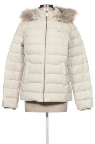 Γυναικείο μπουφάν Tommy Jeans, Μέγεθος XL, Χρώμα Εκρού, Τιμή 224,99 €