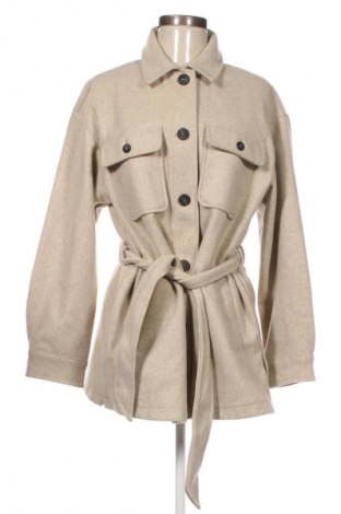 Γυναικείο μπουφάν Zara, Μέγεθος L, Χρώμα  Μπέζ, Τιμή 17,99 €