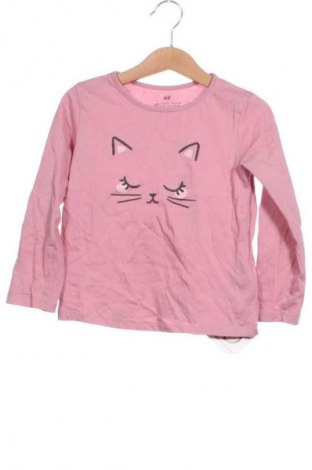 Παιδική μπλούζα H&M, Μέγεθος 4-5y/ 110-116 εκ., Χρώμα Ρόζ , Τιμή 5,60 €