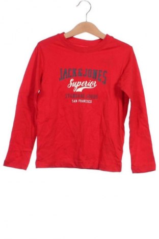 Kinder Shirt Jack & Jones, Größe 5-6y/ 116-122 cm, Farbe Rot, Preis 10,99 €