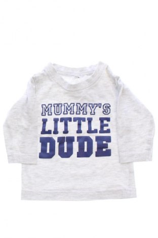 Kinder Shirt Unbranded, Größe 3-6m/ 62-68 cm, Farbe Grau, Preis 6,00 €