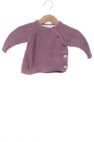 Kinder Strickjacke Ergee, Größe 2-3m/ 56-62 cm, Farbe Lila, Preis 9,00 €