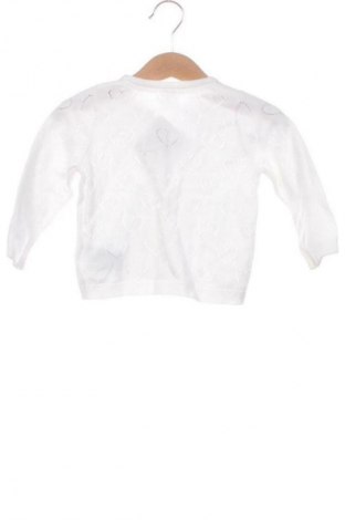 Kinder Strickjacke H&M, Größe 9-12m/ 74-80 cm, Farbe Weiß, Preis 9,00 €