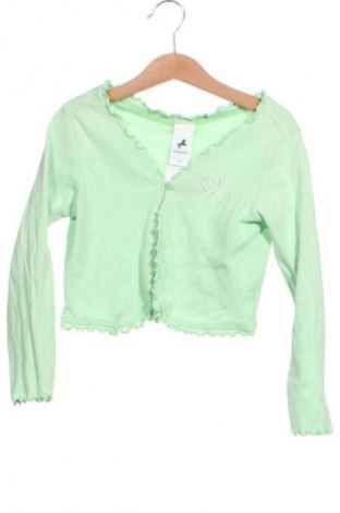Kinder Strickjacke Palomino, Größe 4-5y/ 110-116 cm, Farbe Grün, Preis 9,00 €