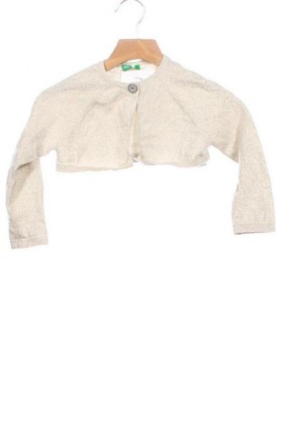 Kinder Strickjacke United Colors Of Benetton, Größe 3-4y/ 104-110 cm, Farbe Golden, Preis 10,99 €