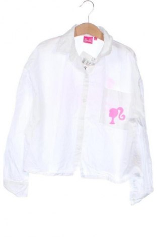 Παιδικό πουκάμισο Barbie, Μέγεθος 9-10y/ 140-146 εκ., Χρώμα Λευκό, Τιμή 6,00 €