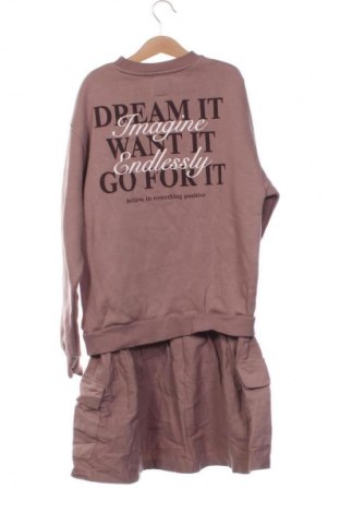 Dětské šaty  Zara, Velikost 10-11y/ 146-152 cm, Barva Popelavě růžová, Cena  259,00 Kč