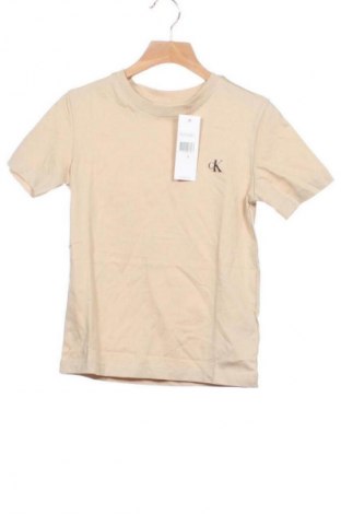 Tricou pentru copii Calvin Klein Jeans, Mărime 7-8y/ 128-134 cm, Culoare Maro, Preț 215,99 Lei