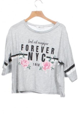Detské tričko H&M, Veľkosť 12-13y/ 158-164 cm, Farba Sivá, Cena  5,04 €