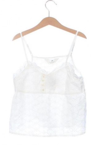 Μπλουζάκι αμάνικο παιδικό H&M, Μέγεθος 10-11y/ 146-152 εκ., Χρώμα Λευκό, Τιμή 5,00 €