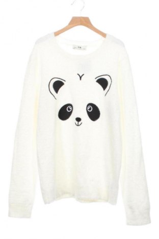 Kinderpullover C&A, Größe 15-18y/ 170-176 cm, Farbe Weiß, Preis 9,99 €