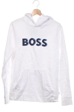 Kinder Sweatshirts BOSS, Größe 15-18y/ 170-176 cm, Farbe Weiß, Preis € 61,99