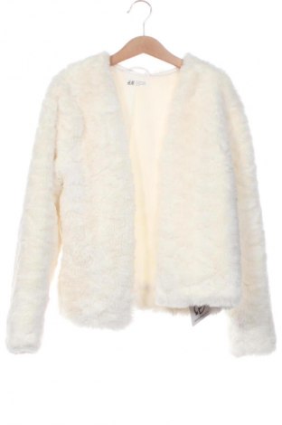 Kindermantel H&M, Größe 8-9y/ 134-140 cm, Farbe Weiß, Preis 19,97 €